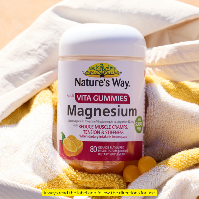 Nature's Way Adult Vita Gummies Magnesium 80's