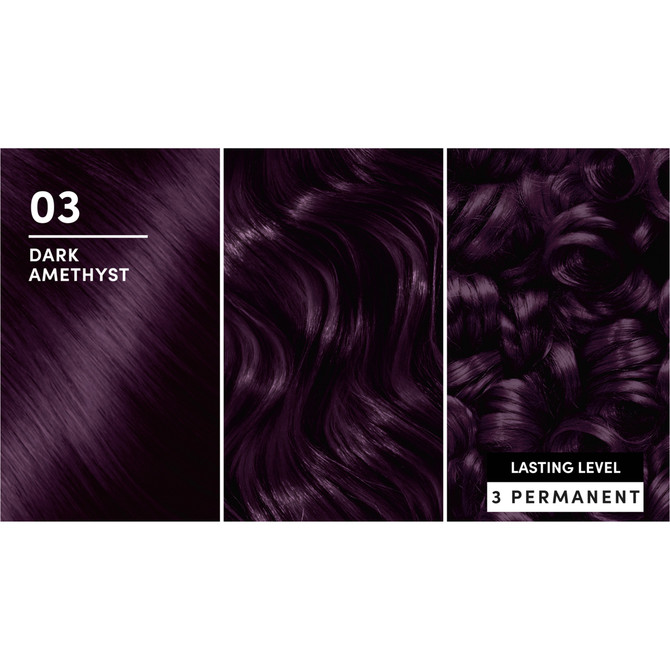 Schwarzkopf Brilliance Purple Hair Dye 03 Dark Amethyst Permanent Each