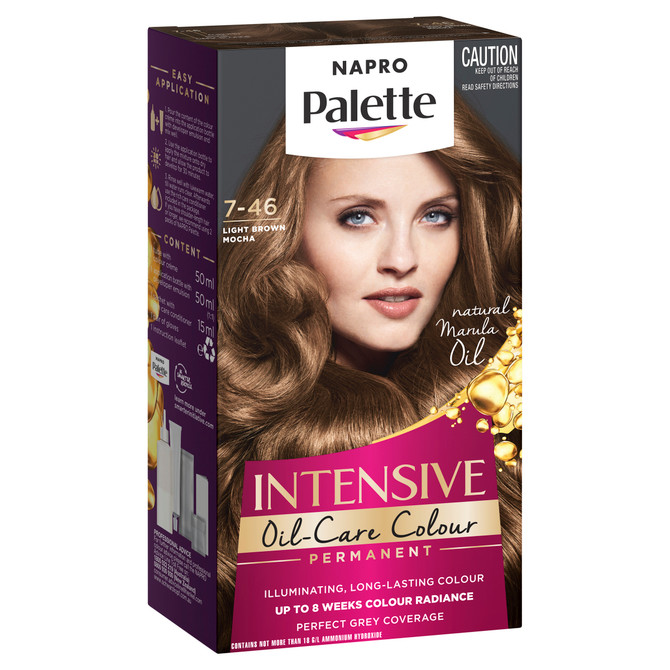 Napro Palette Permanent Hair Colour 7-46 Light Brown Mocha