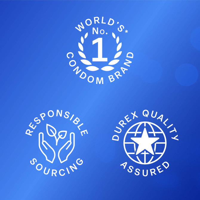 Durex Regular Condoms Original Regular Fit, Pack of 30