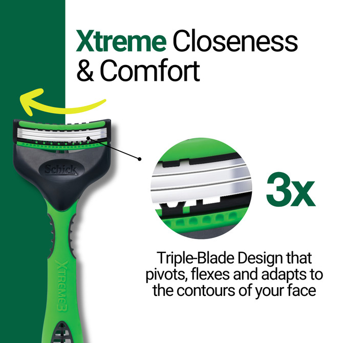 Schick Xtreme 3 Sensitive Disposable Razor 4 Pack