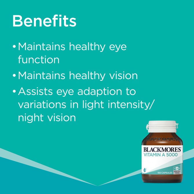 Blackmores Vitamin A 5000 150 Capsules