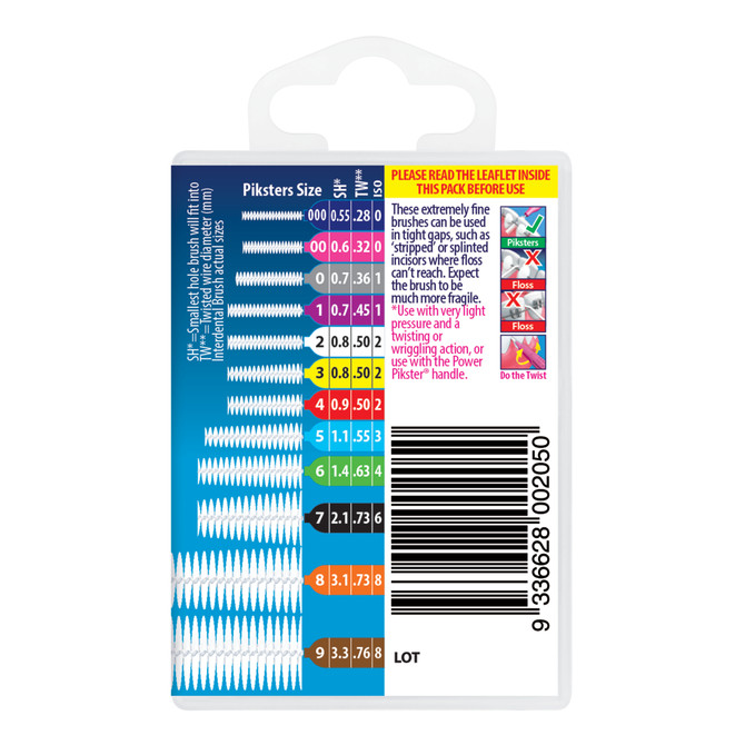 Piksters® Interdental Brushes Pink Size 00 40pk