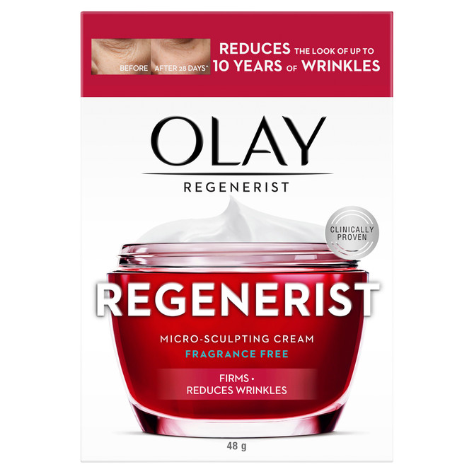 Olay Regenerist Anti Aging Niacinamide Face Cream Moisturiser Fragrance Free 48g Skin Care