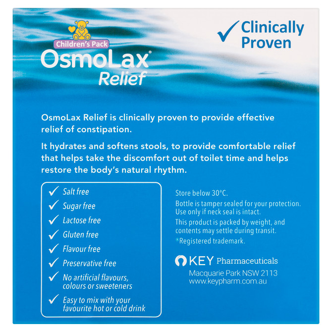 OsmoLax® Relief Children's Pack 298g