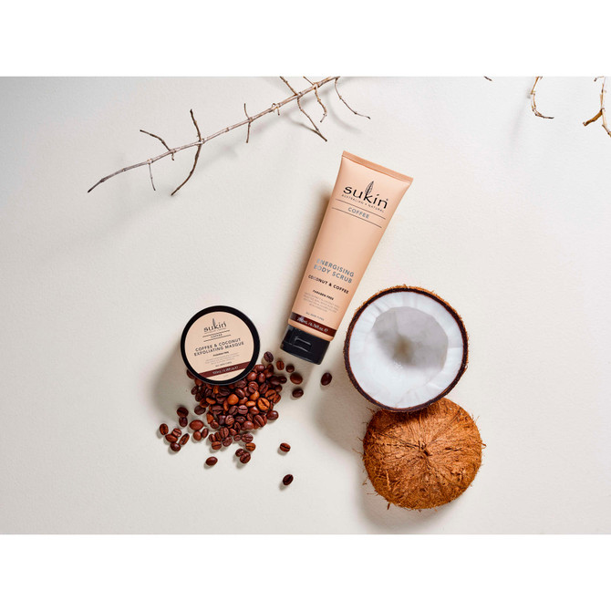 SUKIN ENERGISING BODY SCRUB COCONUT & COFFEE 200ML