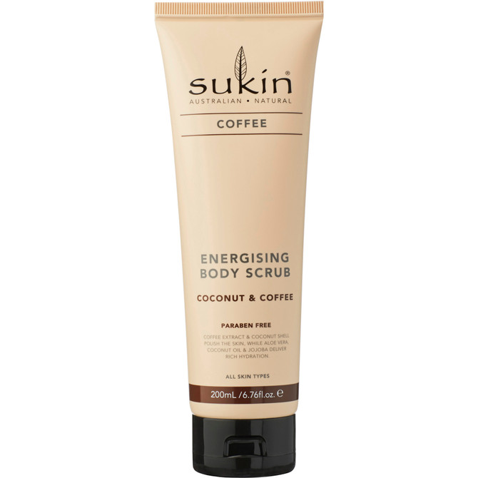 SUKIN ENERGISING BODY SCRUB COCONUT & COFFEE 200ML