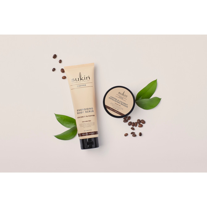 SUKIN ENERGISING BODY SCRUB COCONUT & COFFEE 200ML