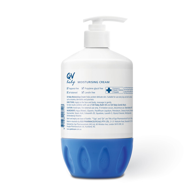 QV Baby Moisturising Cream 500g Pump