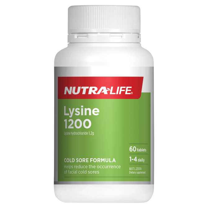 Nutra-Life Lysine 1200 60t