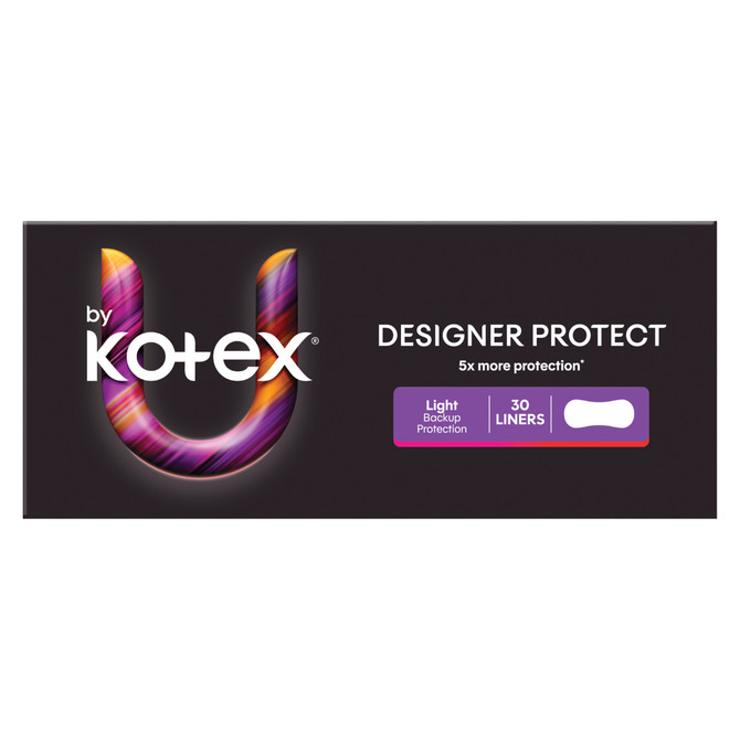 U by Kotex Designer Series Liners 30 Pack