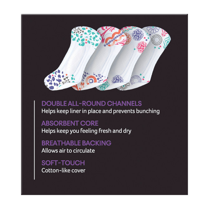 U by Kotex Designer Series Liners 30 Pack