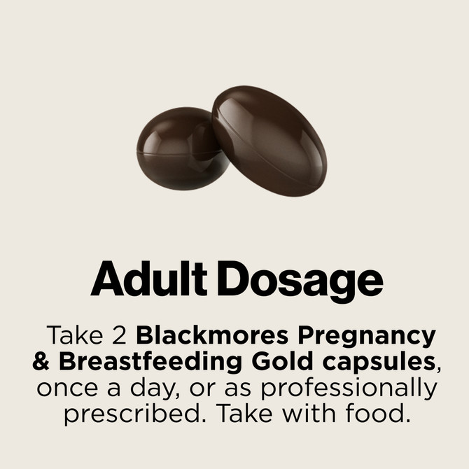 Blackmores Pregnancy and Breast-Feeding Gold 180 Capsules