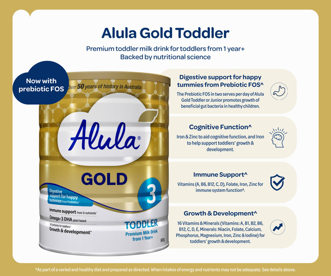 Alula Gold Toddler Stage 3 Premium Milk Drink from 1 Year+ 900g