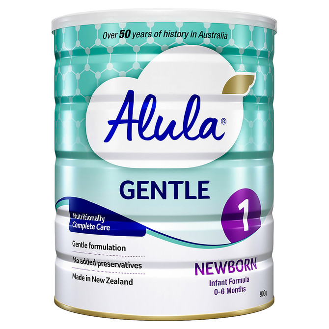 Alula Gentle Stage 1 Newborn Infant Formula 0-6 Months 900g