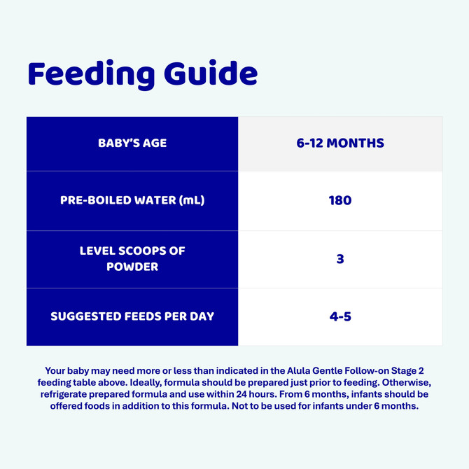 Alula Gentle Follow-on Stage 2 Formula 6-12 months 900g