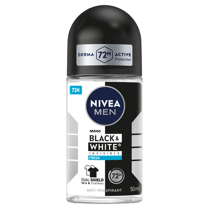 NIVEA MEN BLACK & WHITE INVISIBLE Fresh Roll-On 50ml