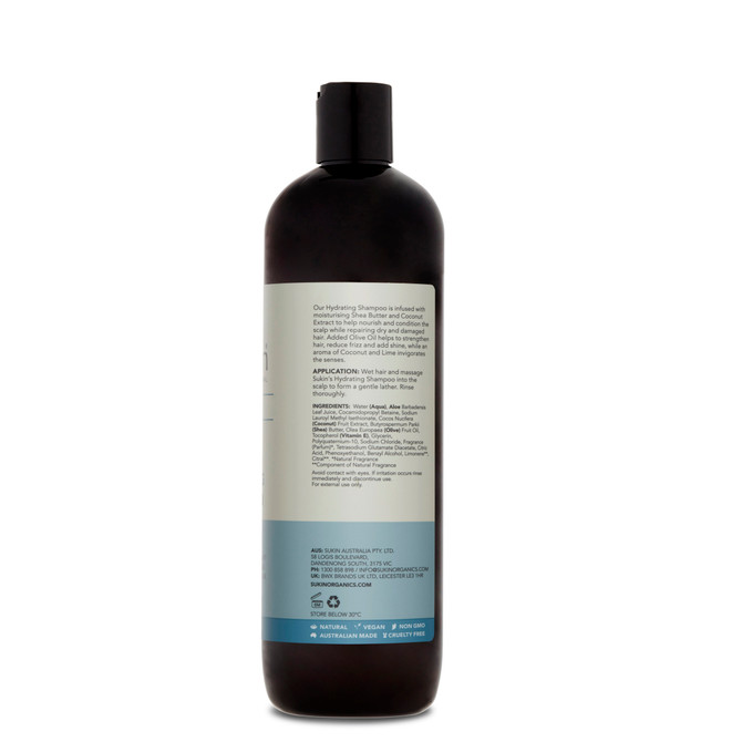 SUKIN HAIRCARE HYDRATING SHAMPOO 500ML