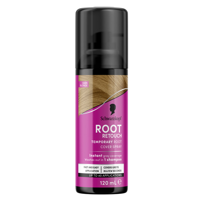 Schwarzkopf Root Retouch Temporary Root Cover Spray 120mL - Dark Blonde