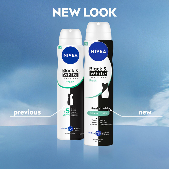 NIVEA BLACK & WHITE INVISIBLE Fresh Aerosol 250ml