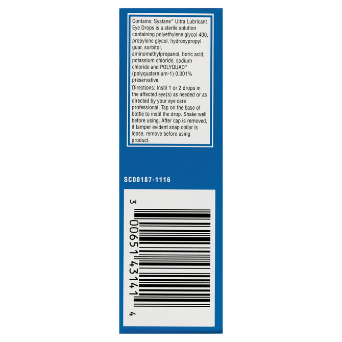 Systane Ultra Lubricant Eye Drops 2 x 10ml Twin Pack