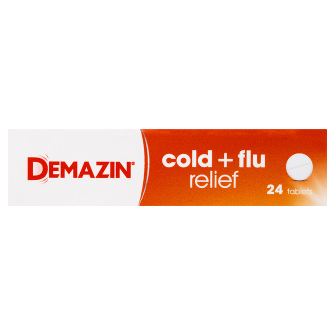 DEMAZIN Cold & Flu Relief 24 Tablets