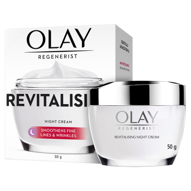 Olay Regenerist Anti Aging Niacinamide Night Face Moisturiser Cream 50g Skin Care