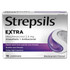 Strepsils Extra Blackcurrant Fast Numbing Sore Throat Pain Relief with Anaesthetic Lozenges 16 pack