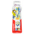Colgate Kids Minions Manual Toothbrush for Children 6+ Years, Value 2 Pack, Extra Soft Bristles, Colours May Vary