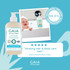 GAIA Natural Baby Hair & Body Wash 500mL