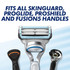 Gillette Skinguard Razor Handle + 2 Cartridges, Shave Care