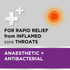 Strepsils Extra Blackcurrant Fast Numbing Sore Throat Pain Relief with Anaesthetic Lozenges 36 pack