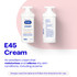E45 Moisturising Cream for Dry Skin and Eczema 500g Pump