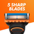 Gillette Fusion5 Razor Handle + 2 Blade Refills, Men's Shave Care