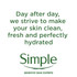 Simple  Facial Wipes Exfoliating 25 Wipes