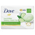 Dove  Beauty Cream Bar for soft, smooth, healthy-looking skin Cucumber with ¼ moisturising cream 4 x 90 g