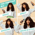 Batiste Dark Brunette Dry Shampoo |Peach & Vanilla Praline Fragrance | Tinted Formula |No white residue | 200mL
