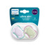 Philips Avent Ultra Air Soother, 0-6 months, Plain Mixed 2-pack, SCF085/28