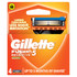 Gillette Fusion5 Power Razor Blade Refills, 4 Count, Men's Shave Care