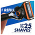 Gillette ProGlide Power FlexBall Razor Blades Refills, 4 Count, Men's Shave Care 4 Pack