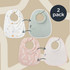 Tommee Tippee Milk Feeding Bibs, Comfeefit, Super Soft and Extra Absorbent, Adjustable and Reversible, Pack of 2, Colours and Designs Vary