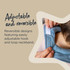 Tommee Tippee Milk Feeding Bibs, Comfeefit, Super Soft and Extra Absorbent, Adjustable and Reversible, Pack of 2, Colours and Designs Vary