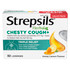 Strepsils Herbal Chesty Cough+ Triple Relief Sore Throat Lozenges Honey Lemon 32s 