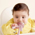 Silicone fresh food feeder - blush