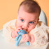 Silicone fresh food feeder - lullaby blue