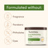 Aveeno Daily Moisturising Cream for Dry & Sensitive Skin – Fragrance Free Body, Face & Hand Moisturiser with Prebiotic Oat & Shea Butter, 48 Hour Hydration, 400mL
