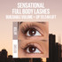 Maybelline Lash Sensational Body Washable Mascara Black 9.75mL - 24H Volume