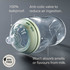 Tommee Tippee Baby Bottles, Natural Start Glass Anti-Colic Baby Bottle with Extra-Slow Flow Breast-Like Teat, 150ml, 0m+, Self-Sterilising, Baby Feeding Essentials, Pack of 1