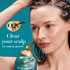OGX ProGrowth + Peptide Clarifying Shampoo, Scalp Exfoliant 385mL