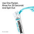 Listerine Cool Mint On-The-Go Liquid Mouthwash Sachets – Zero Alcohol Mild Taste Travel Mouthwash (10ml x 15 Single-Use Packs)